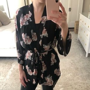 H&M floral kimono